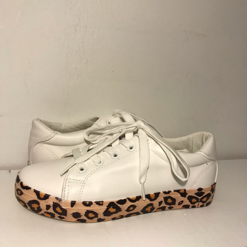 Cheetah print sneakers